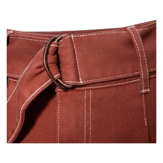 Paper Bag Jeans aus Bio-Baumwolle | Siena