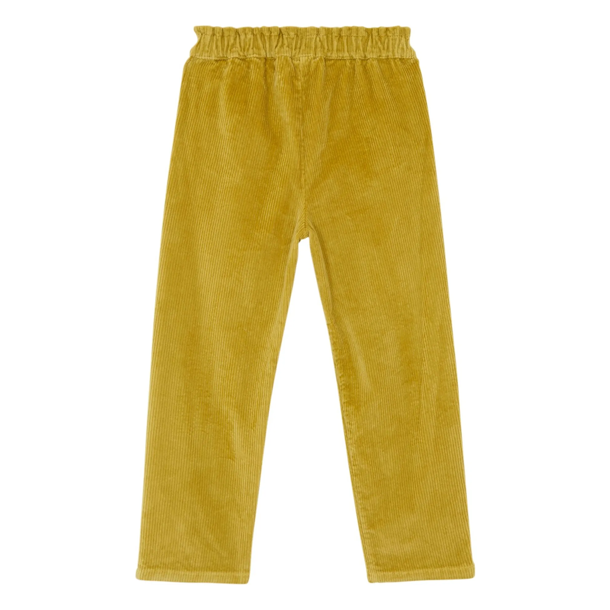 Bonton Yellow Green Duck Corduroy Pants
