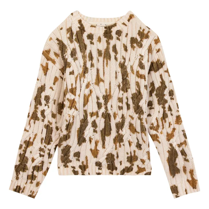 Misty Cow sweater | Ecru- Product image n°0