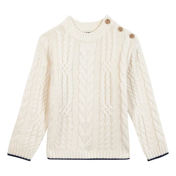 Maylon Wool Sweater | Ecru- Product image n°0