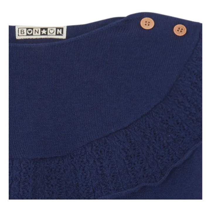 Margot sweater | Navy blue- Product image n°4