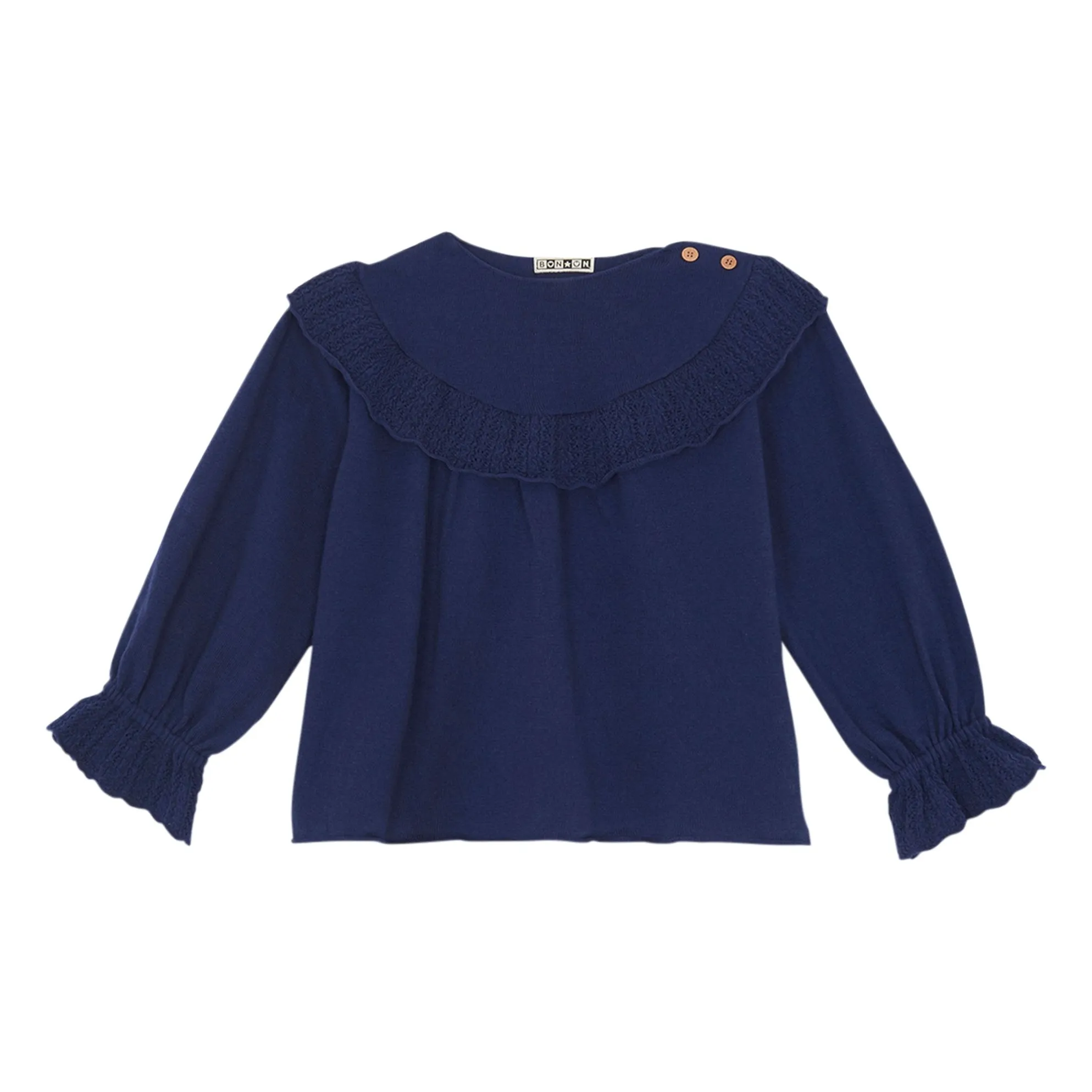 Bonton Navy Blue Margot Sweater
