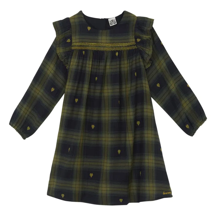 Robe Delia | Vert foncé- Image produit n°0