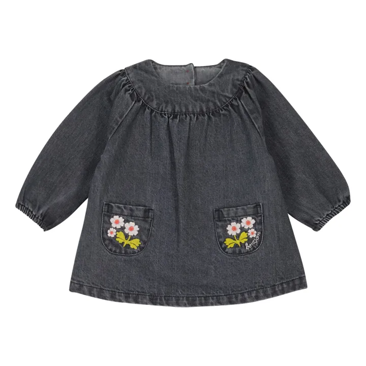 Mada dress | Denim grey- Product image n°0