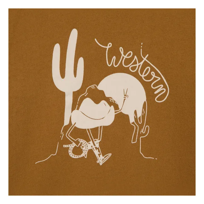 Sudadera Lame Western | Camel