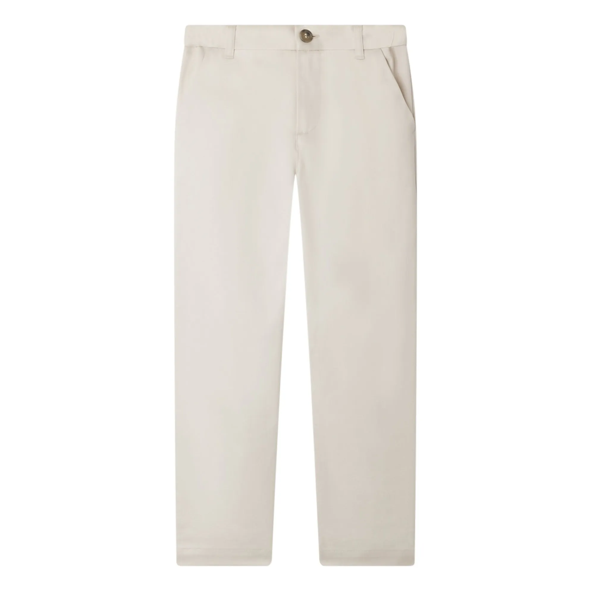 Bonpoint Boys Ecru Timoté Organic Cotton Pants