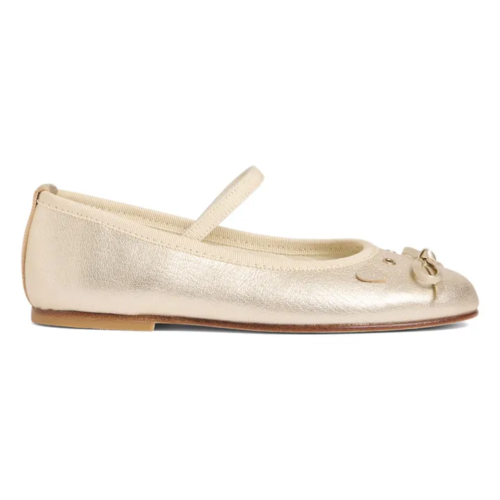 Ballerines Joie Cuir | Doré- Image produit n°4