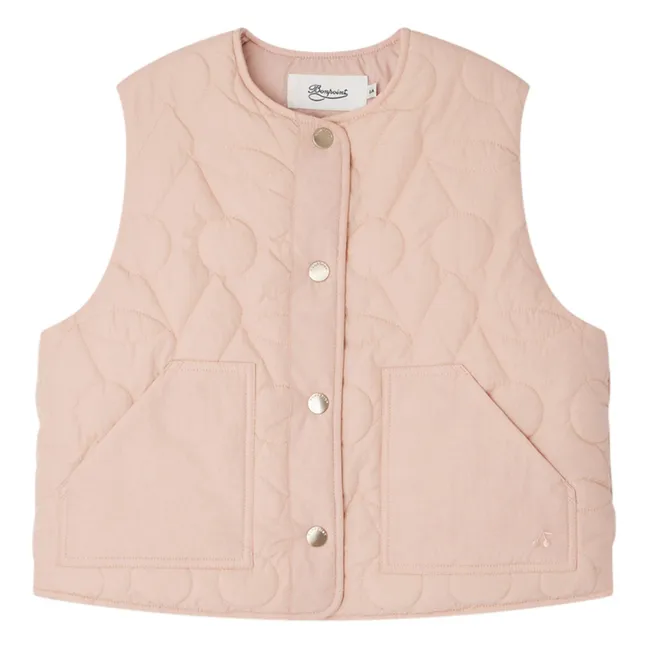 Veste Sans Manches Jilian Fibres Recyclées | Rose pâle