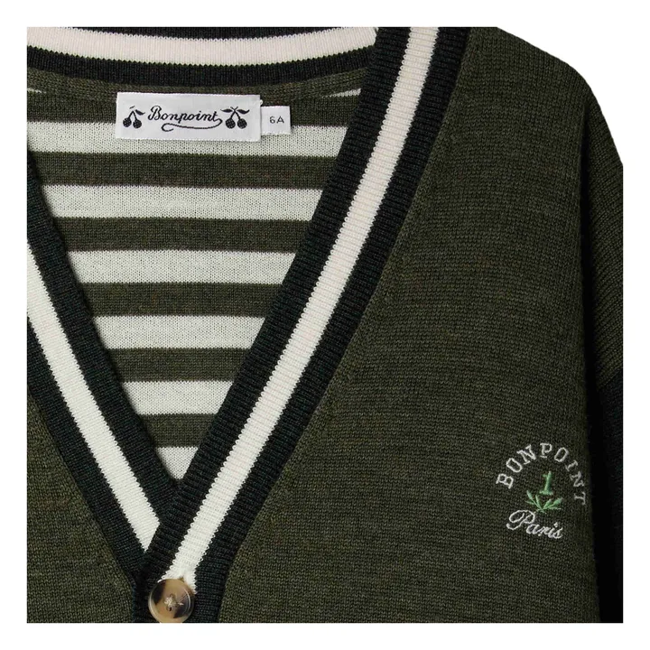 Chaqueta de lana Julian | Verde Kaki- Imagen del producto n°5