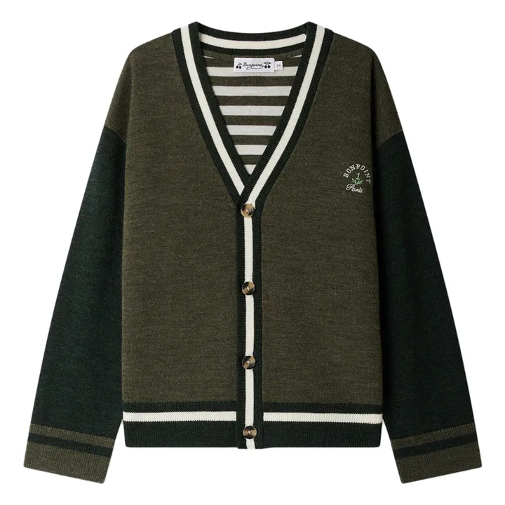 Chaqueta de lana Julian | Verde Kaki- Imagen del producto n°3