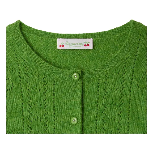Josiane Cashmere cardigan | Green