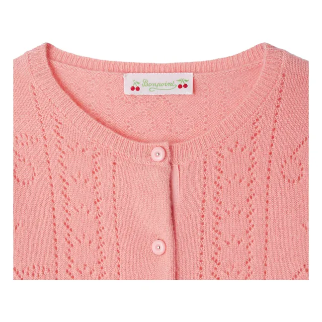 Josiane Cashmere cardigan | Pink