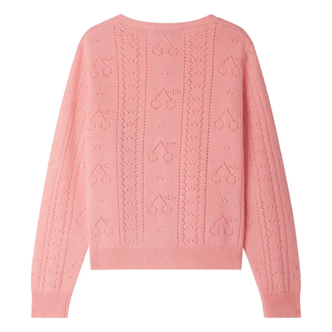 Josiane Cashmere cardigan | Pink