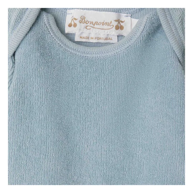 Ensemble Top et Pantalon Timi Eponge Bio | Bleu gris