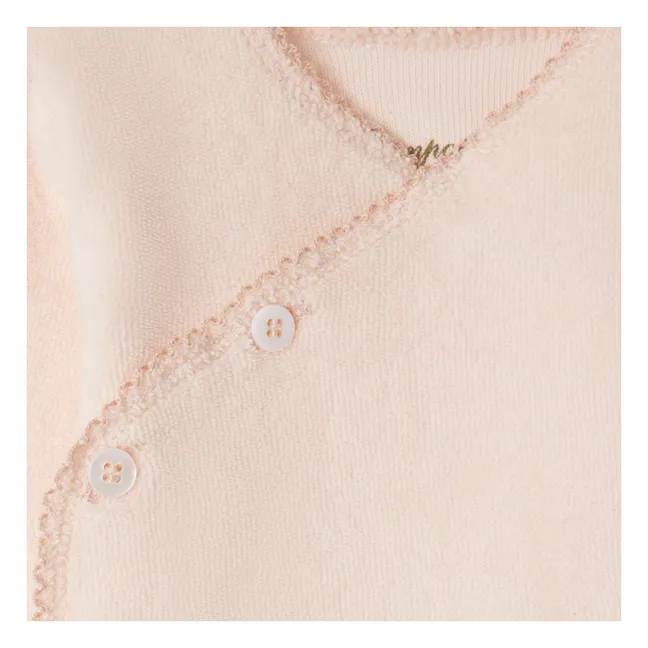 Ensemble Top et Pantalon Julia Eponge Bio | Rose pâle
