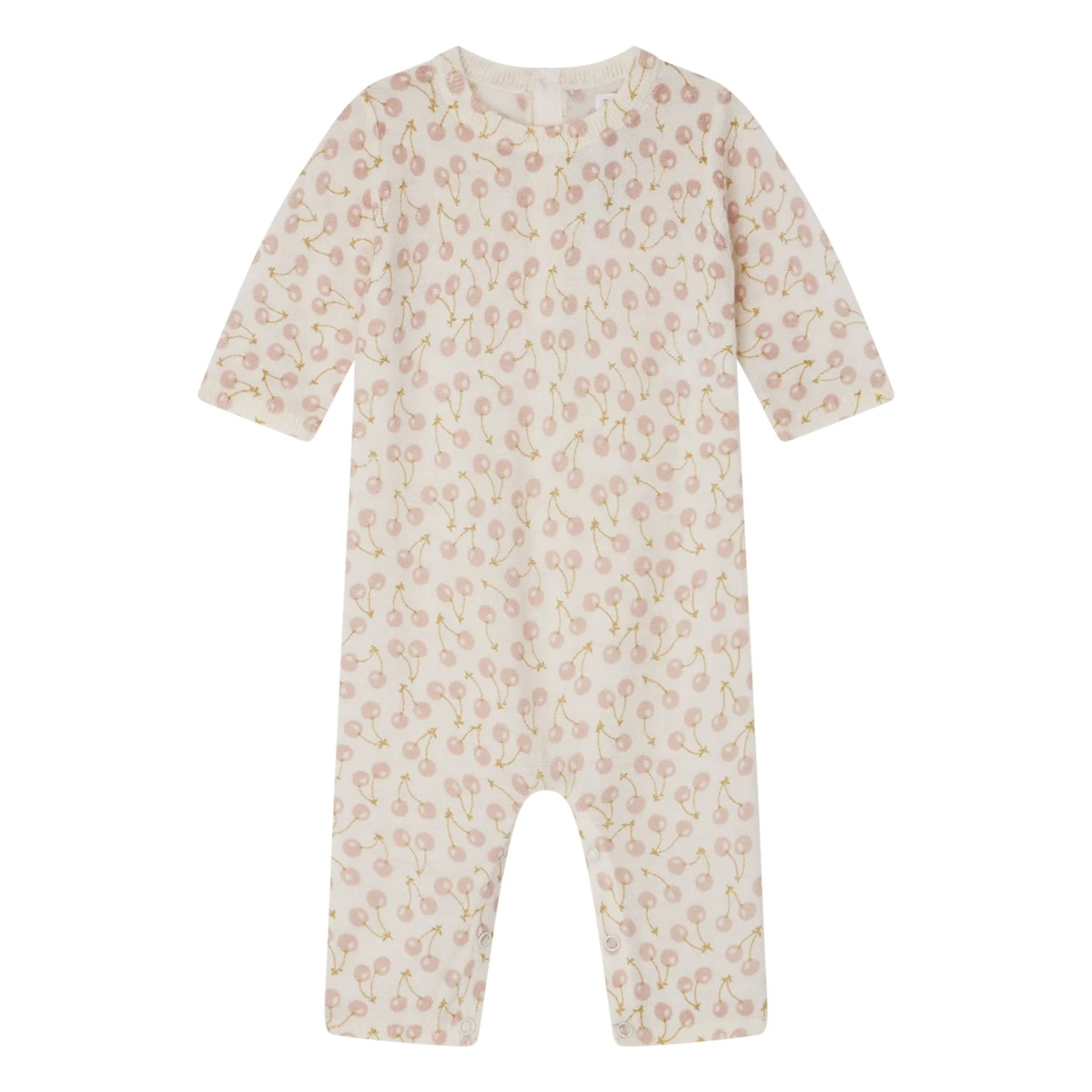 Bonpoint Ecru Tilouana Wool Jumpsuit