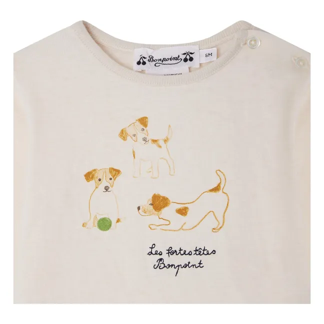 T-shirt Tahsin Coton Bio | Ivoire