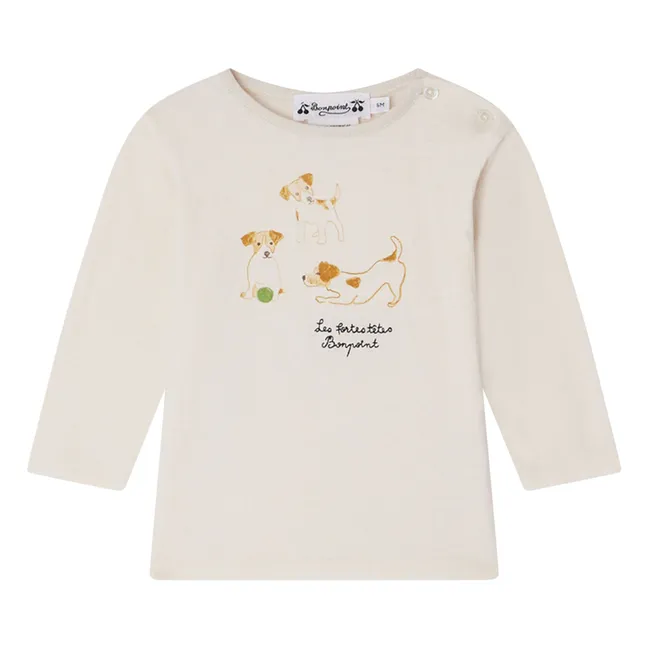 T-shirt Tahsin Coton Bio | Ivoire