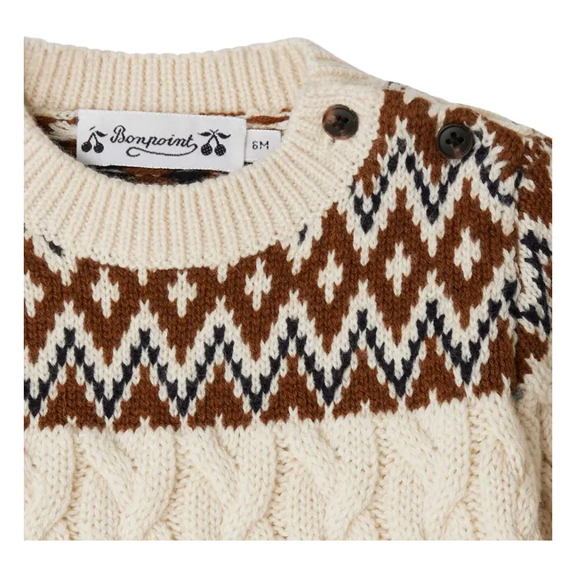 Joshua Wool Sweater | Ecru