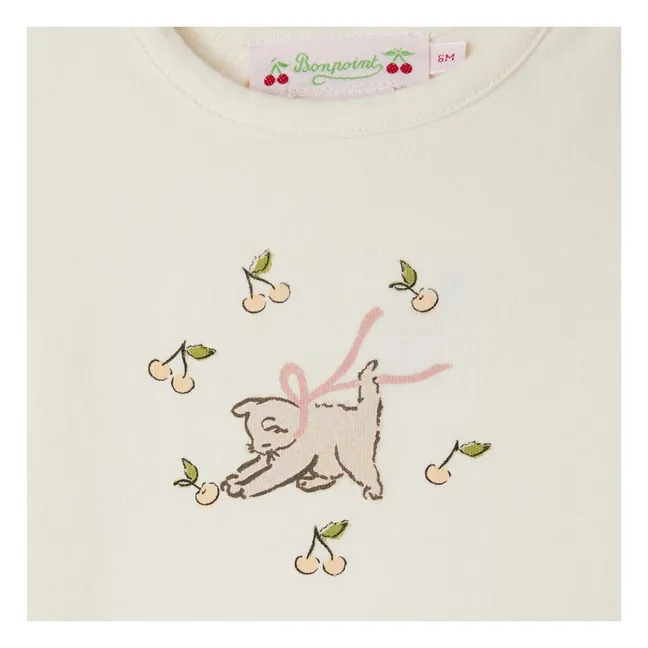 T-shirt Tahsina Coton Bio | Ecru