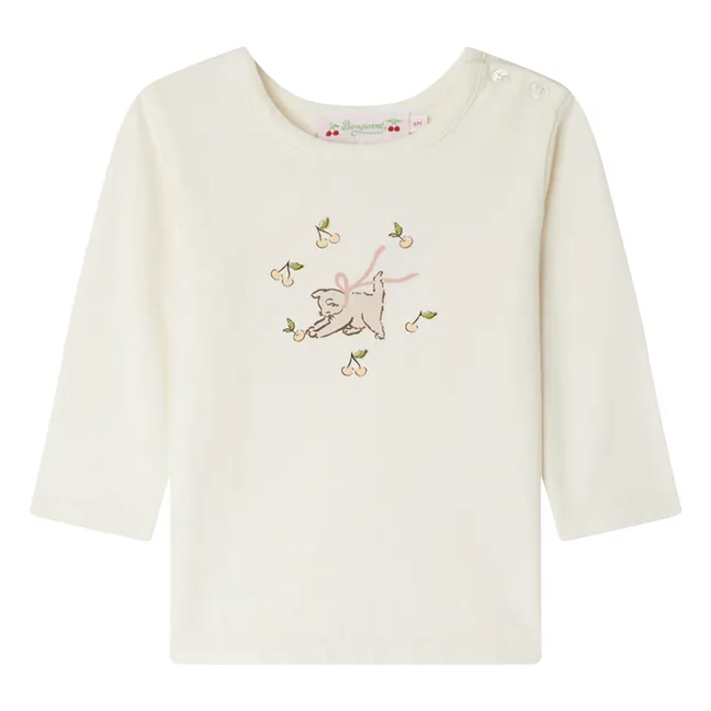 T-shirt Tahsina Coton Bio | Ecru