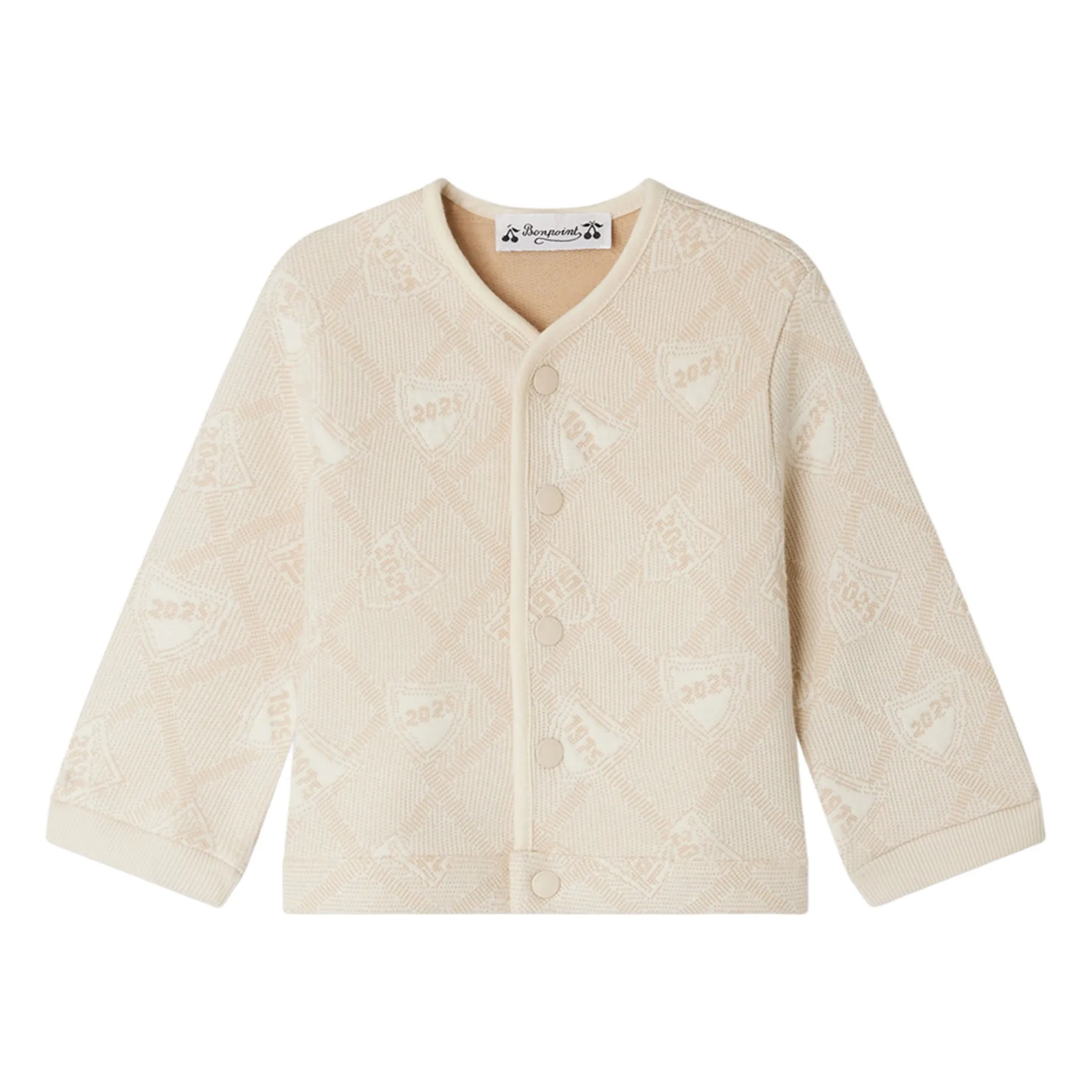 Bonpoint Taupe Brown Eris Organic Cotton Sweatshirt
