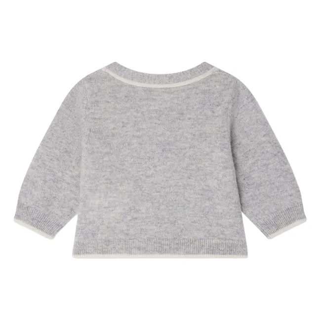 Tahiel Cashmere Cardigan | Light grey