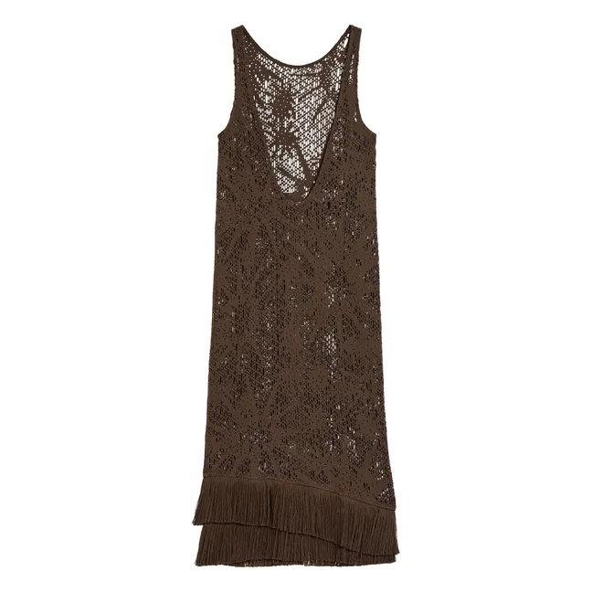 Robe Astrea Ari Crochet  | Marron