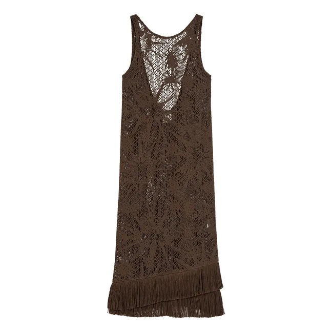 Robe Astrea Ari Crochet  | Marron
