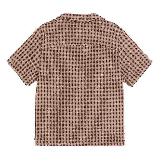 Chemise Ferratelle Jaffa Waffle | Vieux Rose