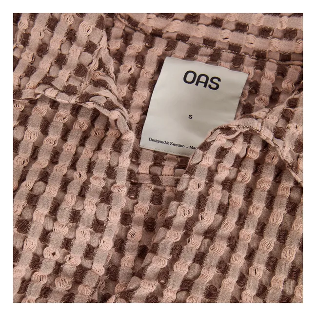 Chemise Ferratelle Jaffa Waffle | Vieux Rose
