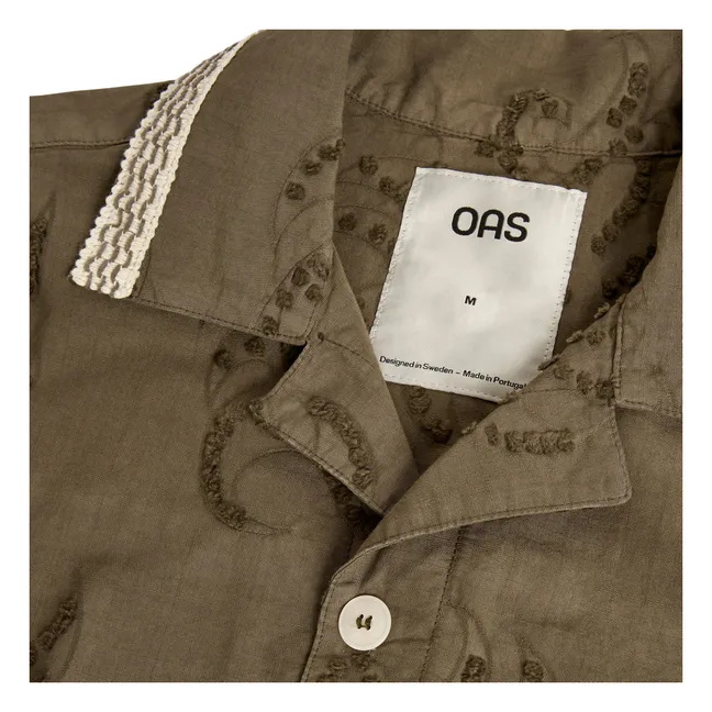 Emberia Billie Dobby shirt | Brown