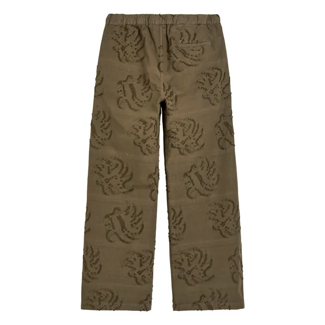 Pantalon Emberia Pan Dobby  | Marron