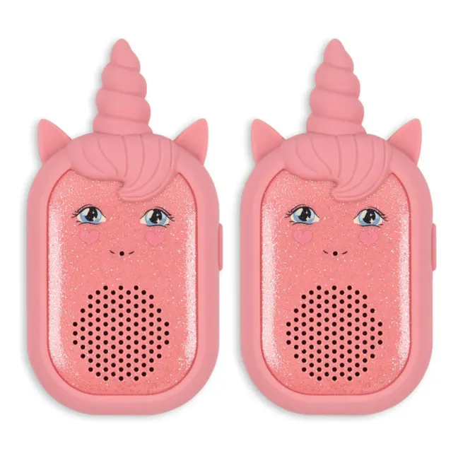 Talkie Walkie glitter - Set de 2 | Rose