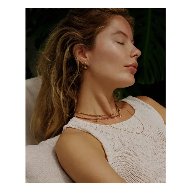 Collier Maroon Harmony | Rouge