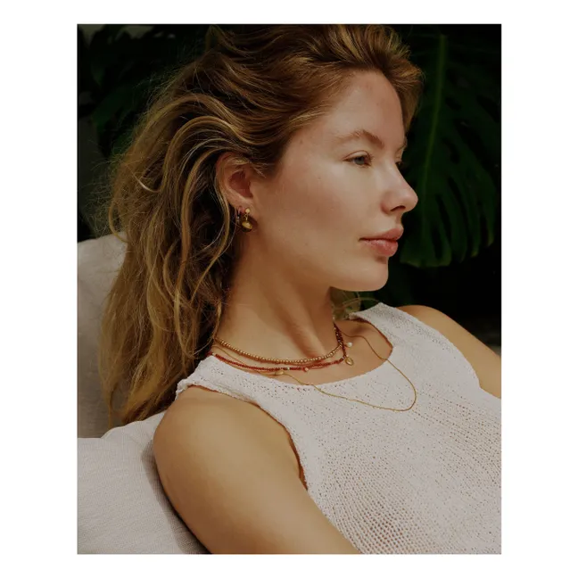 Collier Maroon Harmony | Rouge