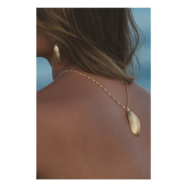 Muschelhalskette | Gold