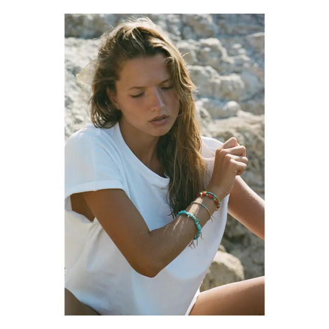 Bracelet Tie Dye | Aqua