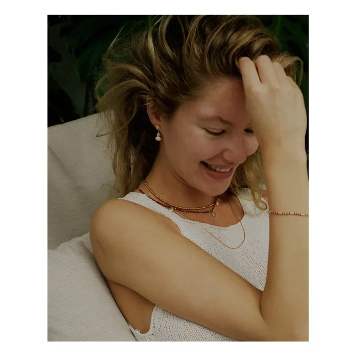 Maroon Harmony Halskette | Rot- Produktbild Nr. 5