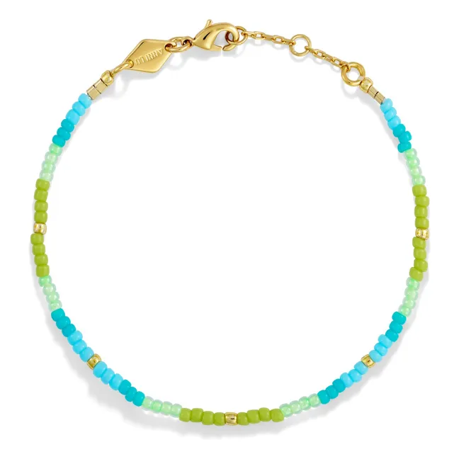 Bracelet Tie Dye | Aqua