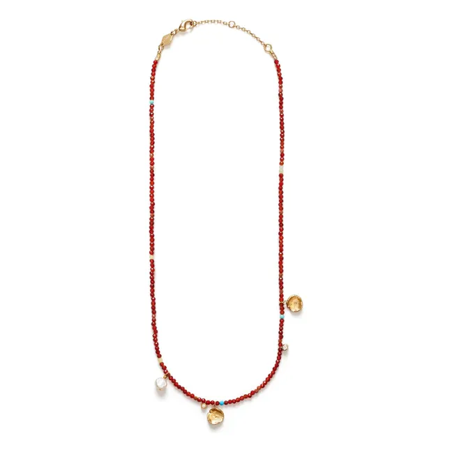 Maroon Harmony necklace | Red