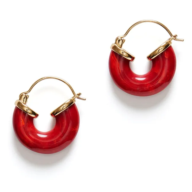 Créoles Petit Swell | Rouge