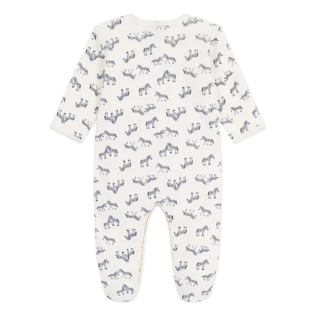 Pyjama Dors Bien Zèbres Coton Bio | Ecru