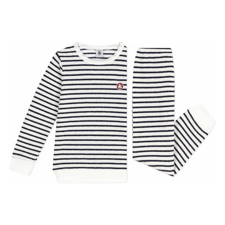 Pijama Sailor Towelling Modal | Azul Marino- Imagen del producto n°2