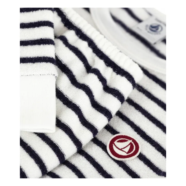 Pijama Sailor Towelling Modal | Azul Marino- Imagen del producto n°3