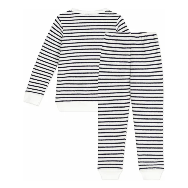 Pyjama Sailor Towelling Modal | Navy blue