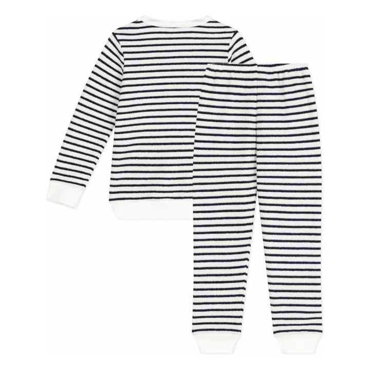 Pijama Sailor Towelling Modal | Azul Marino- Imagen del producto n°1