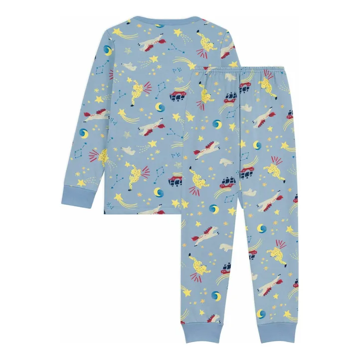 Pyjama Constellation Coton Bio | Bleu- Image produit n°1