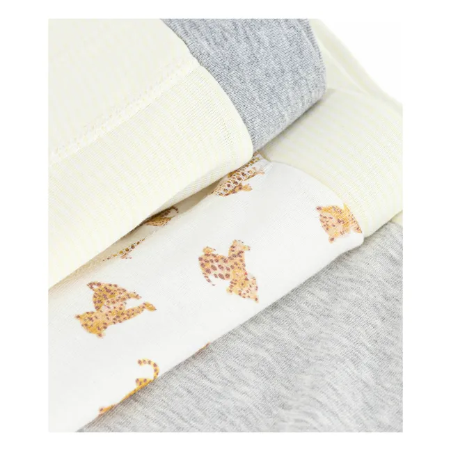 Lot 3 Boxers Guépards | Ecru