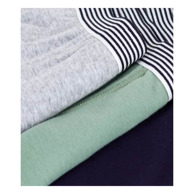 Lot 3 Boxers Unis | Gris